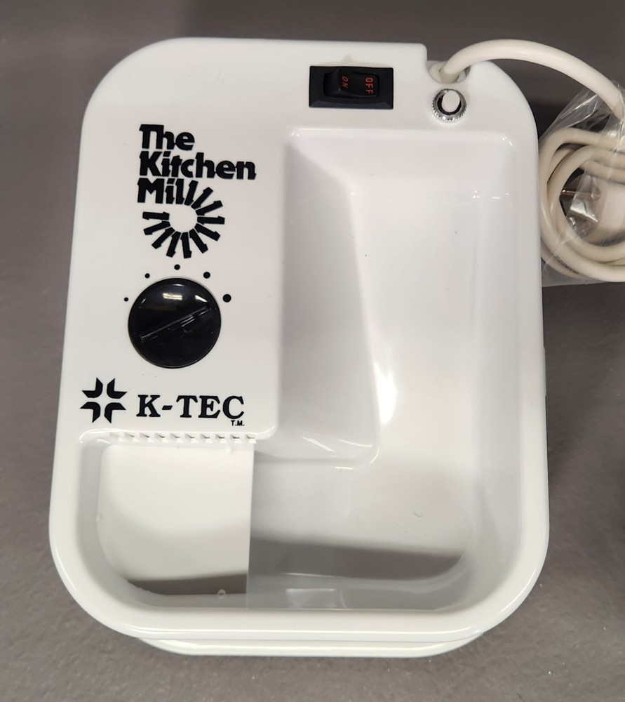 K-TEC Kitchen Mill Model 91 Electric Countertop Grain Mill Grinder, EUC