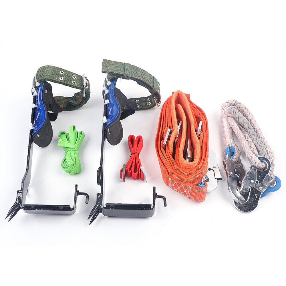 Outdoor Tree Pole Climbing Spike Set Multi-function Pair Tree Climbing Tools Kit