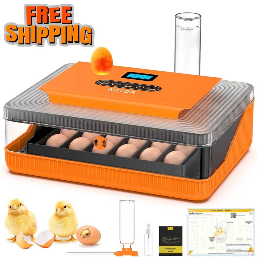 25 Egg Incubator Digital Poultry Hatcher Machine with Automatic Egg Turning✅