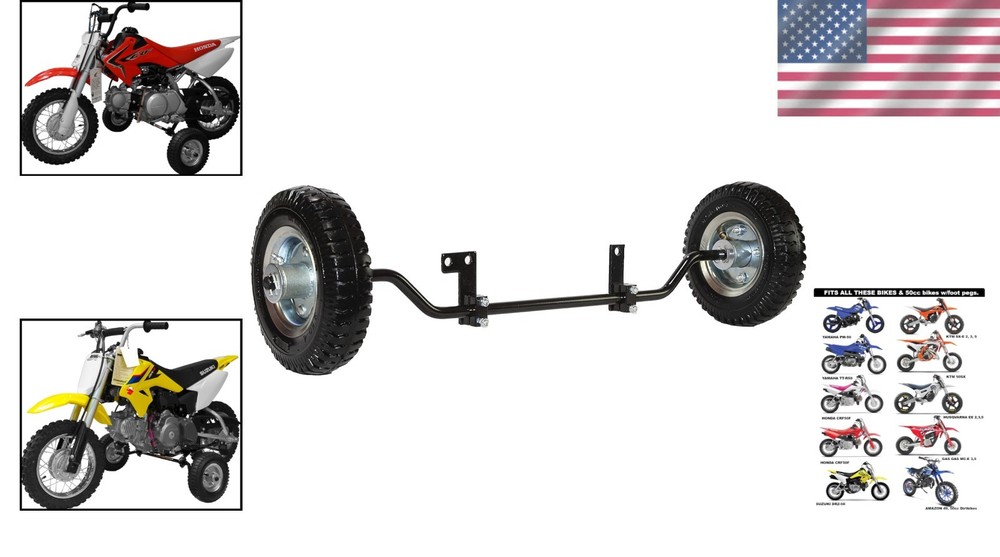 Universal Fit Training Wheels for Motorcycles-
