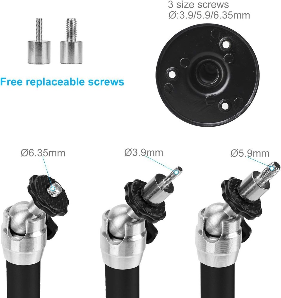 Universal Mini Ceiling Projector Mount - Adjustable 175mm, Compatible with Most