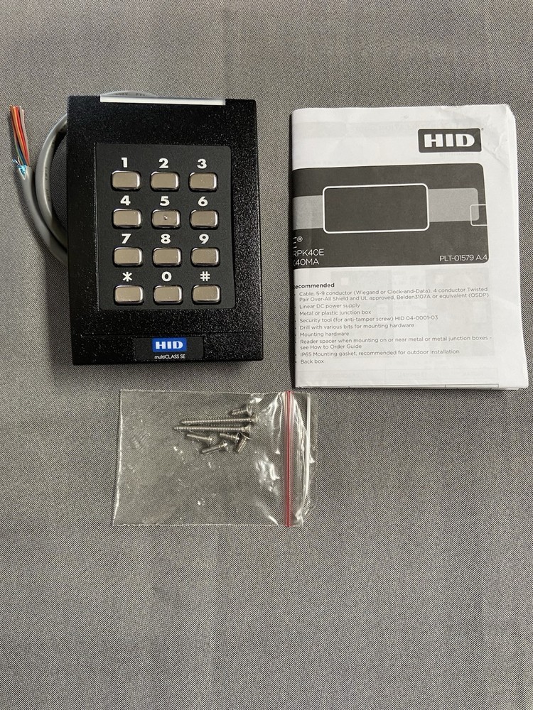 HID RPK40E Keypad Wall Switch RFID Reader Access Control Device