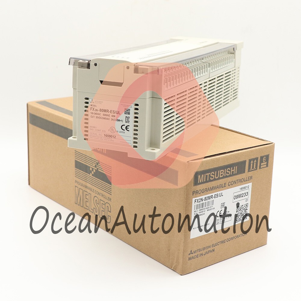 1PCS NEW MITSUBISHI PLC Programmable Controller FX2N-80MR-ES/UL