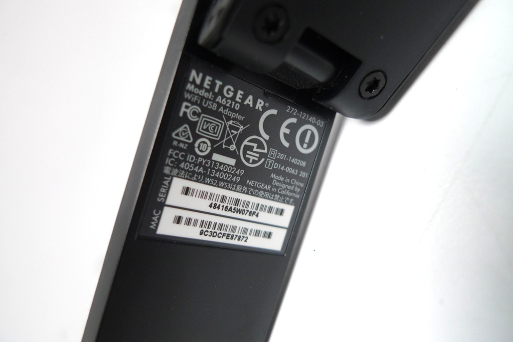 Netgear A6210 WiFi USB Adapter