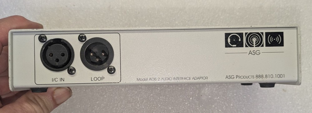 AGS (Audio Specialties Group) Products Model AOB-2 AUDIO/INTERCOM INTERFACE