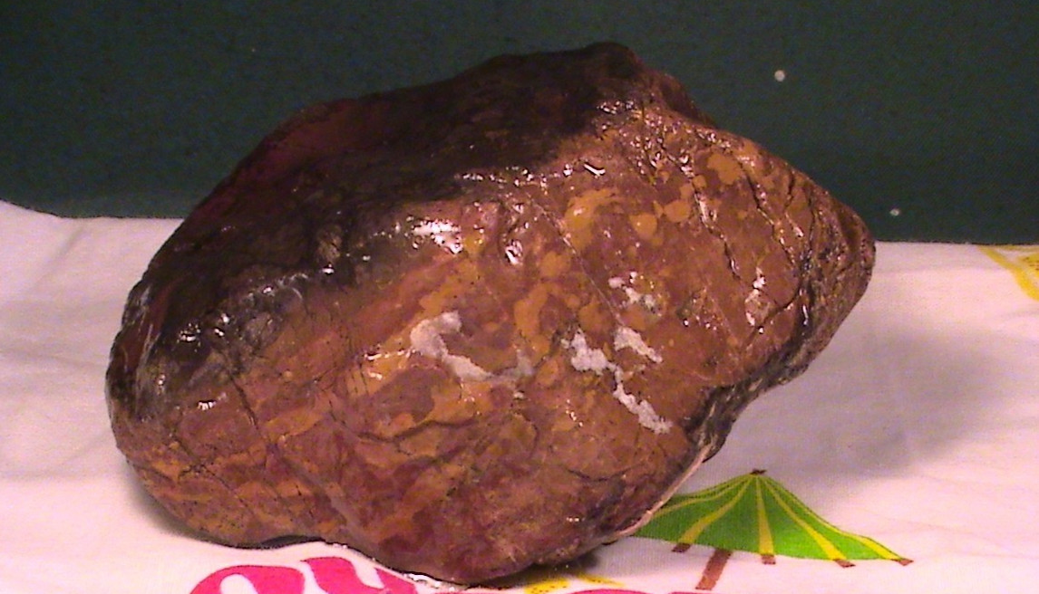 Chalcopyrite Script Jasper Agate, Natural Lapidary Rock, 3 LBS, 4 OZ, #300