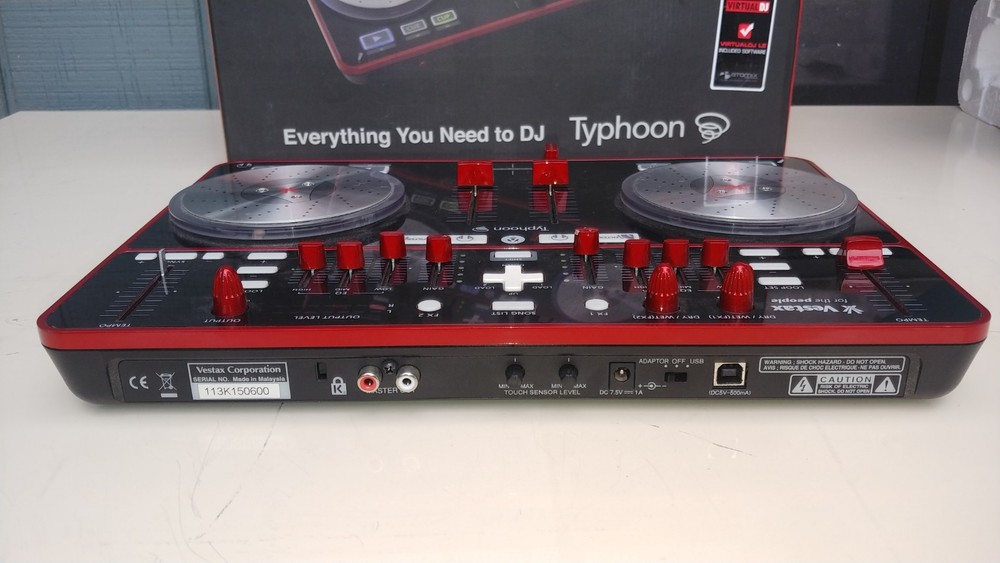 Vestax Typhoon DJ Interface MIDI
