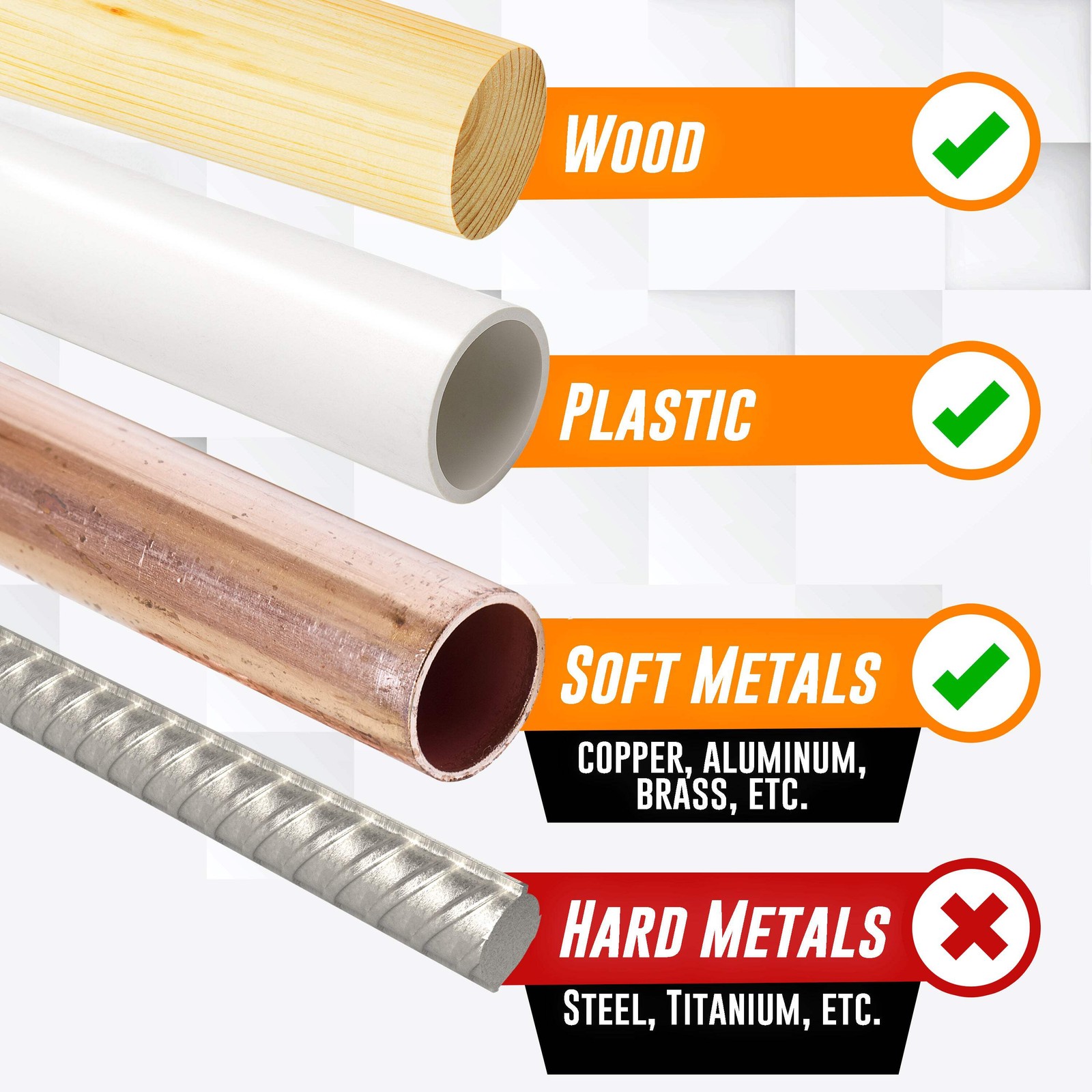 16 Pack of 6.5 inch Coping Saw Blades for Woodworking - Carbon Steel Blades