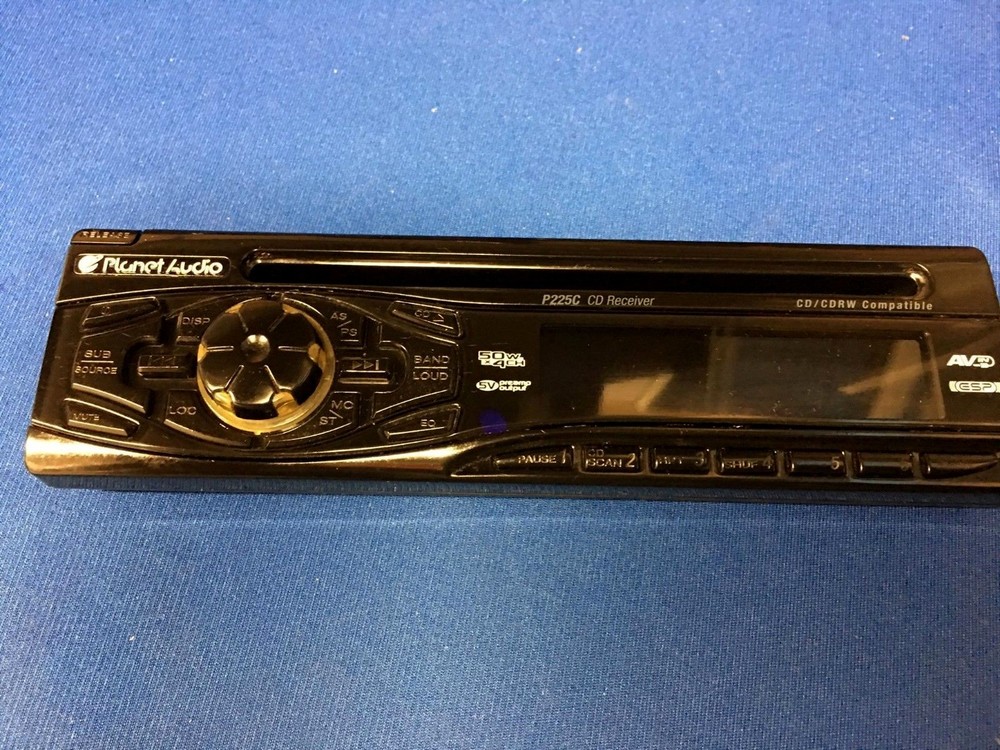 faceplate p225c planet audio