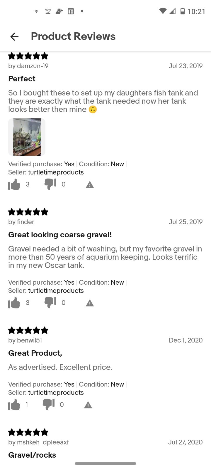 5 lbs Natural Aquarium Fish Tank Gravel, Pebbles color stones