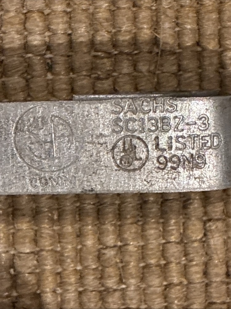 SACHS. SC13BZ-3 10 Inch Galvanized Strap,