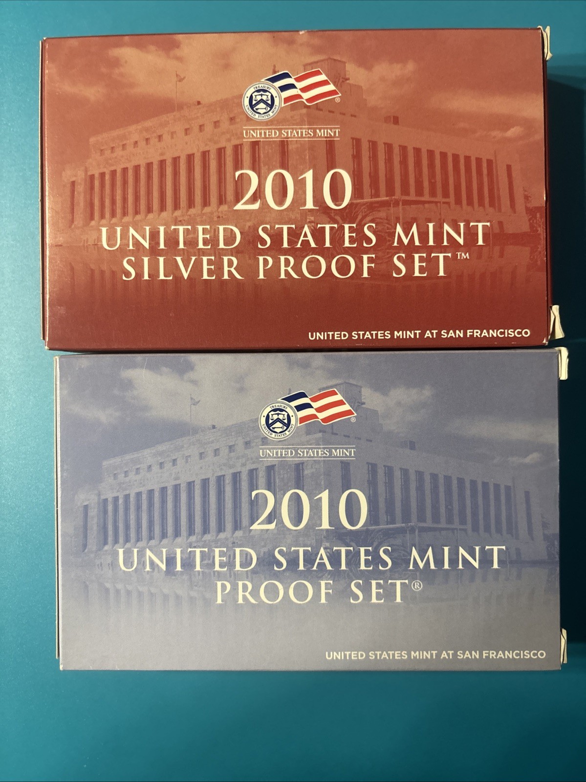 2010 United States Mint Brilliant Uncirculated Clad and Silver Proof Sets