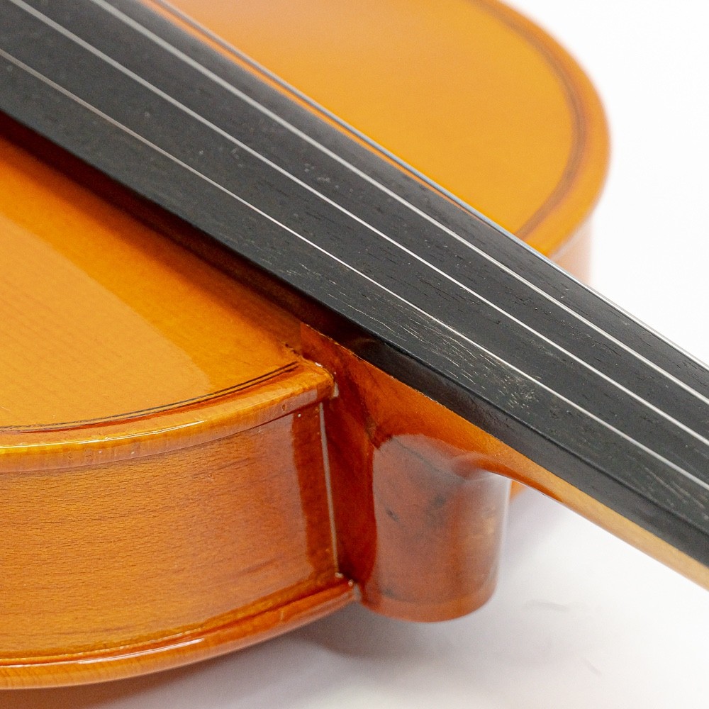 Mendini by Cecilio MV400 Solid Wood Violin – Beginner/Student Model with Case