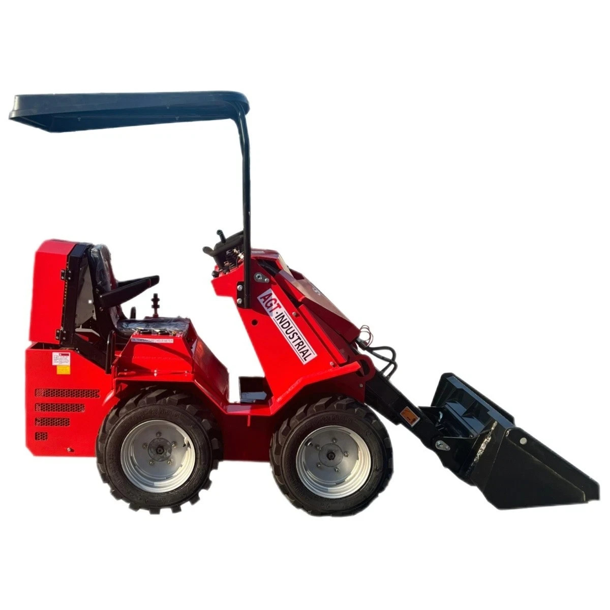 AGT SDA-140W mini skid steer compact wheel loader ride-on