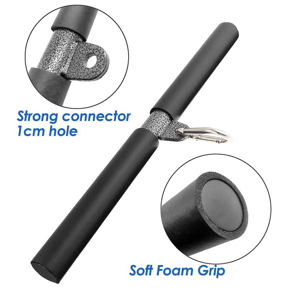 Pulldown Straight Bar for Cable Machine - Pull Down Bars Rowing Machine Handl...