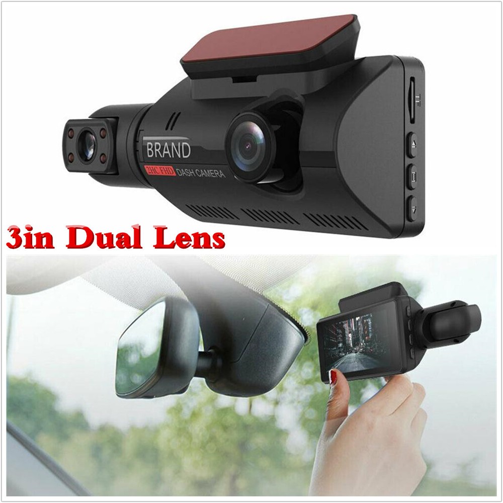 3in Car DVR Video Camera Dash Cam Loop Recording Touch Screen Motion Detection