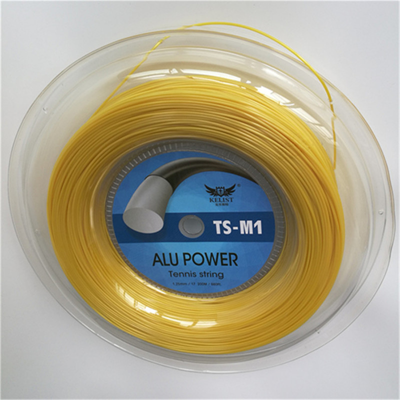 Gold reel alu power tennis racket string same as LUXILON tennis string