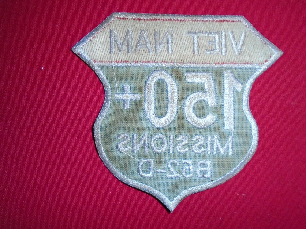 USAF Bombing Operations 150+ MISSIONS B52-D Vietnam War Patch