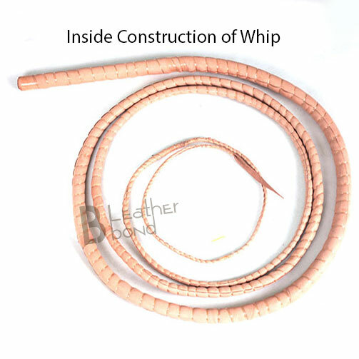Indiana Jones Bull Whip 6 to 16 Foot 12 Plaits Brown Nylon Para-cord Bullwhip