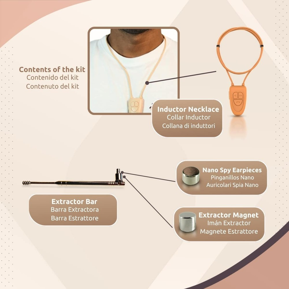 4.5W Bluetooth Hidden Invisible Wireless Small Mini Nano Tiny Spy Bug Cheat Exam