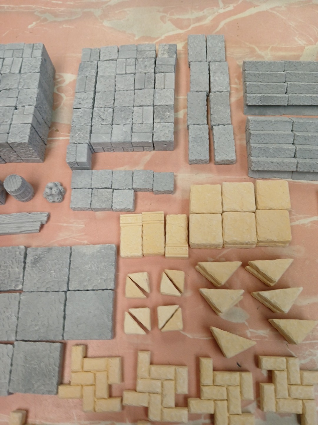 Dungeons & Dragons RPG tabletop miniature terrain lot, used
