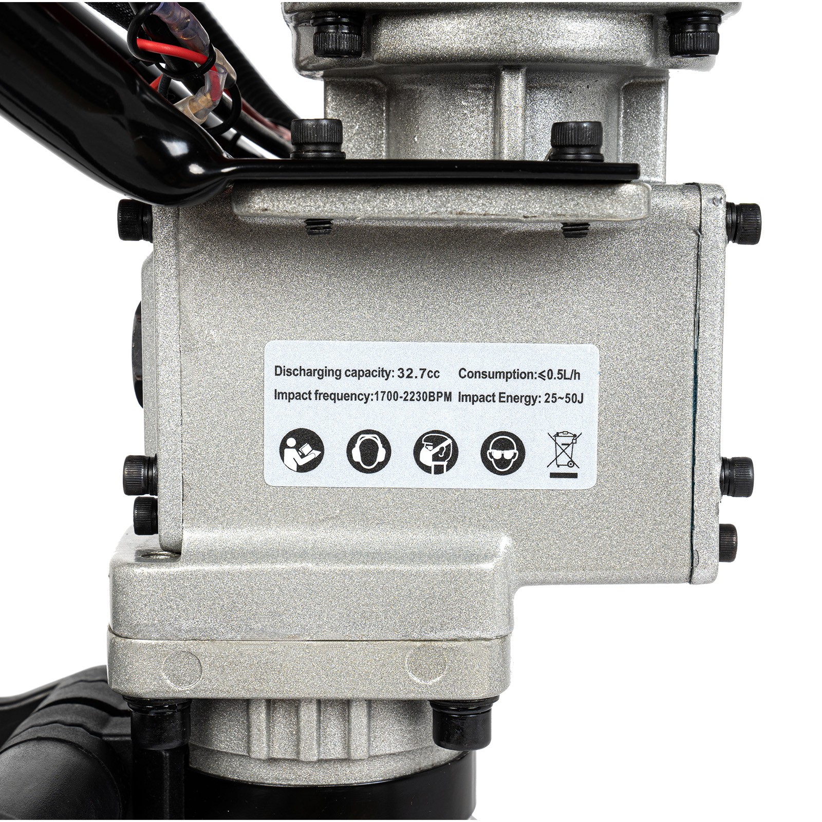 Fence T Post Driver Gas Powered 2 Stroke Motor Pile Drivers Jack Hammer Gasoline