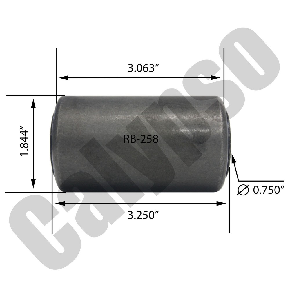 Leaf Spring Bushing RB-258 (Sold as one Piece)