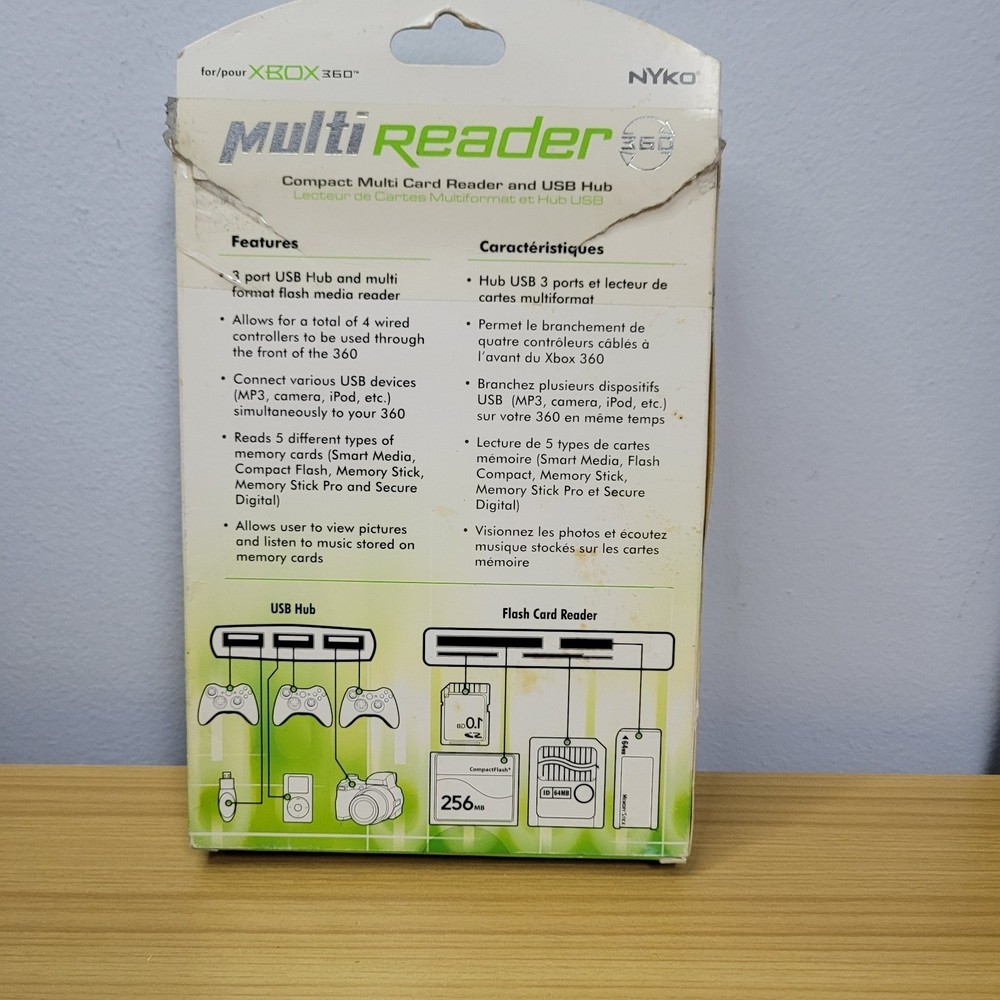 NYKO Xbox 360 Multi-Reader Open Box