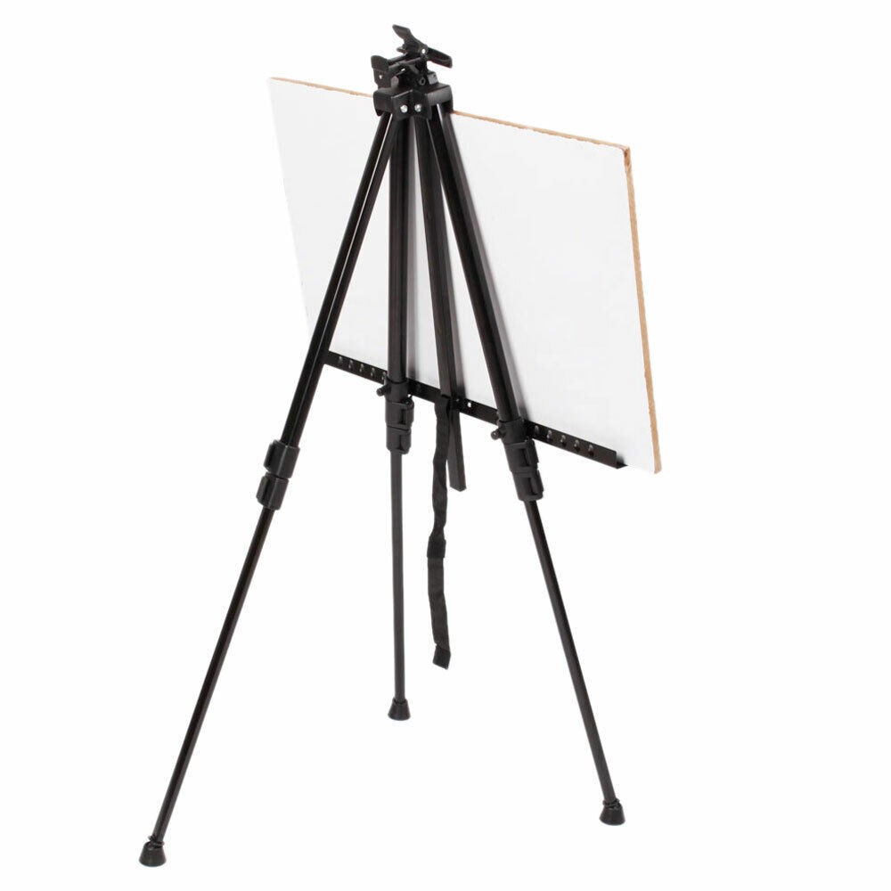 Artist Folding Painting Art Easel Adjustable Tripod Display Stand Floor with Bag