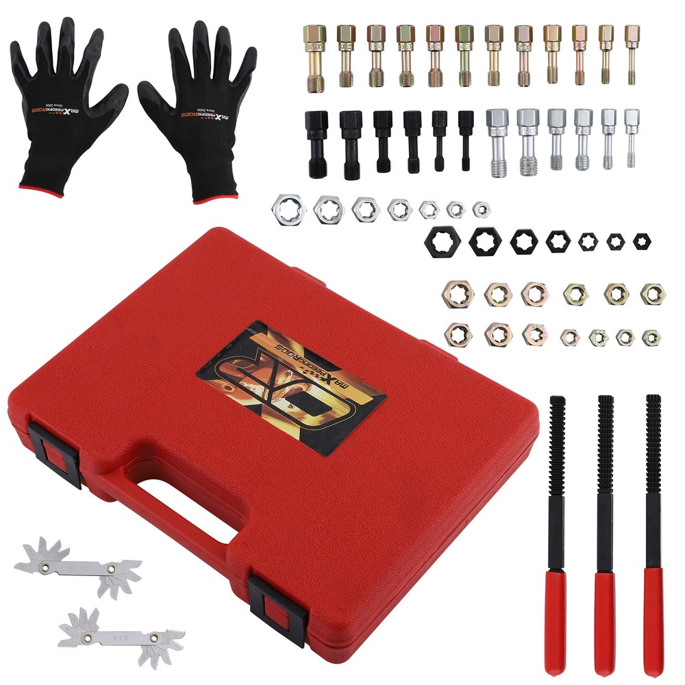 56Pcs Thread Restorer Set  Rethread Repair Tool UNC UNF & MetricThread  New