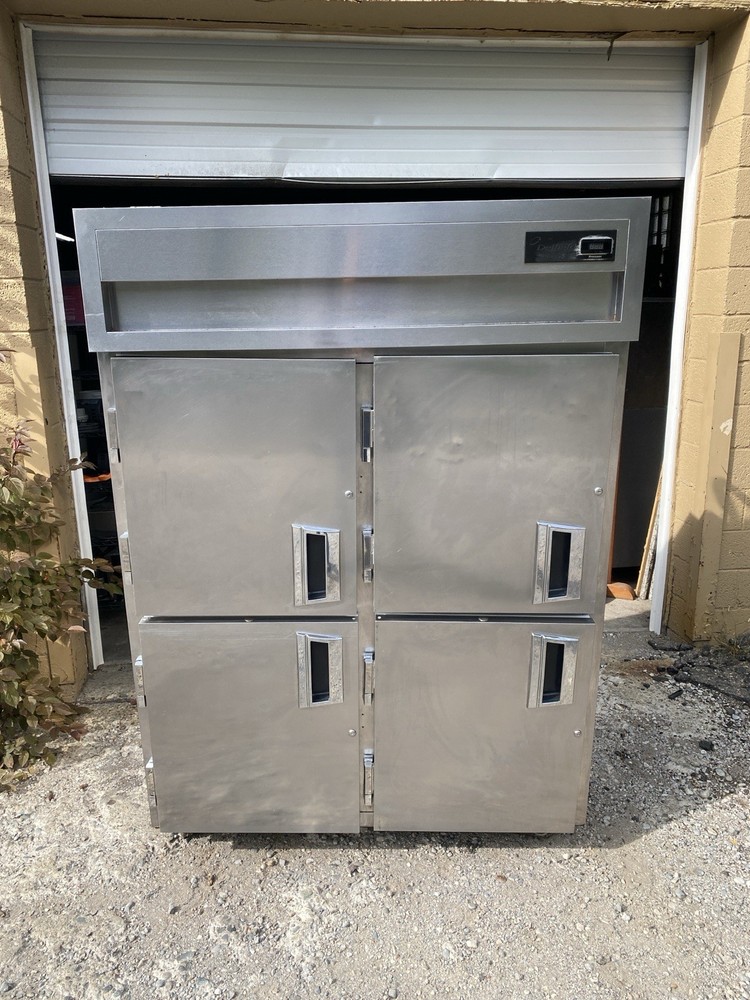 2 -Dr. Split Door, Manitowoc Freezer, Refurbished, 120v
