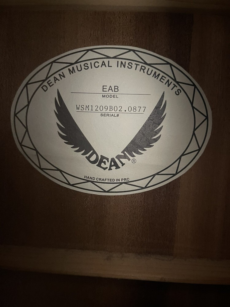 Dean EAB Acoustic -Electric Bass Guitar