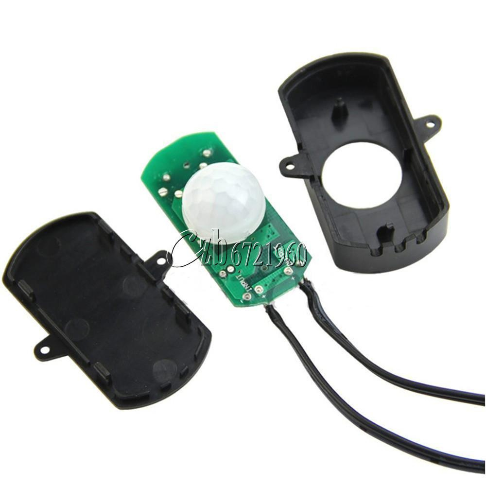 DC 5-24V 5A Infrared PIR Motion Sensor Security Light Control Switch + Connector