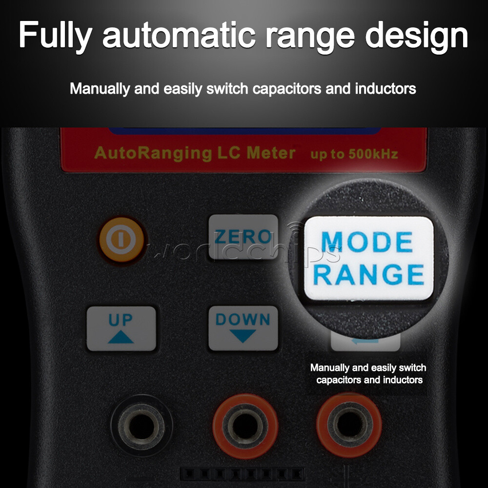 MLC500 High Precision Digital Auto Range Capacitance Inductance Meter Anti-burn