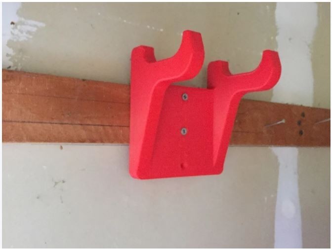(Black) Wall Mount for Dewalt Hedge Trimmer