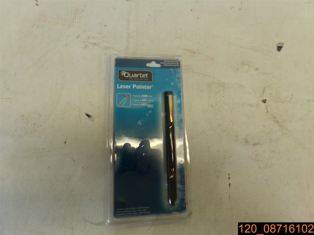 Quartet Laser Pointer, Projects 1500 ft, Black MP-1100Q