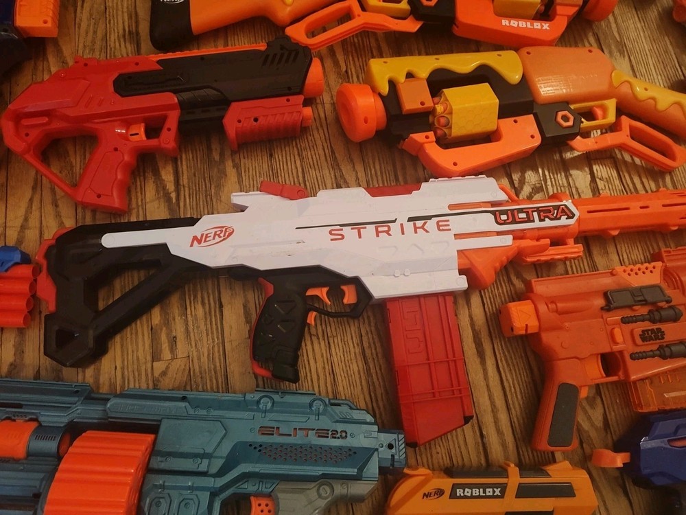 Huge Nerf Mod Lot 15 Blasters