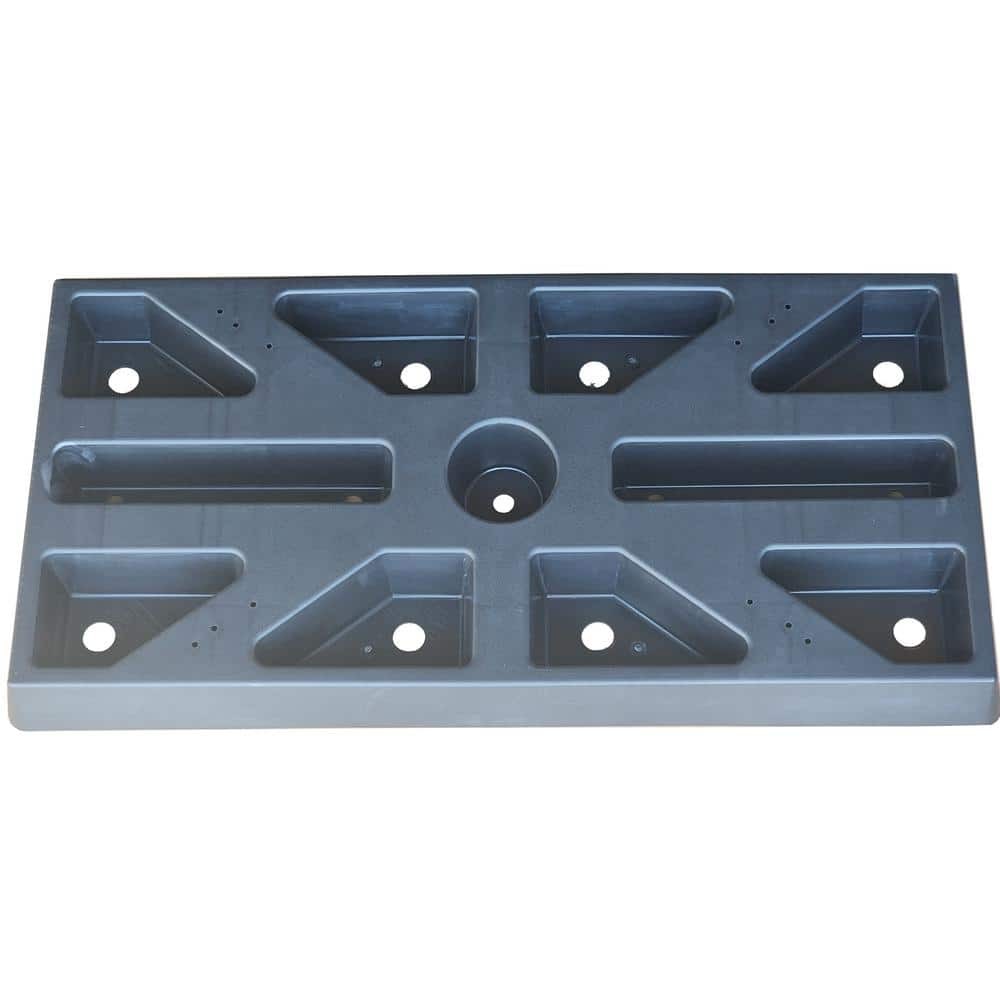 18" x 36" Mini‑Split Condenser Pad – Durable HVAC Equipment Base Support