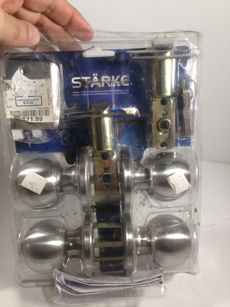 Starke Entry Office Door Knobs Keyed Entry NOS