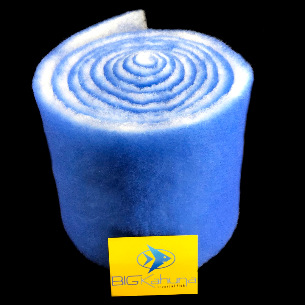 15-FT ROLL BLUE BONDED AQUARIUM FILTER MEDIA PAD 12" X 15' FILTER FIBER FLOSS