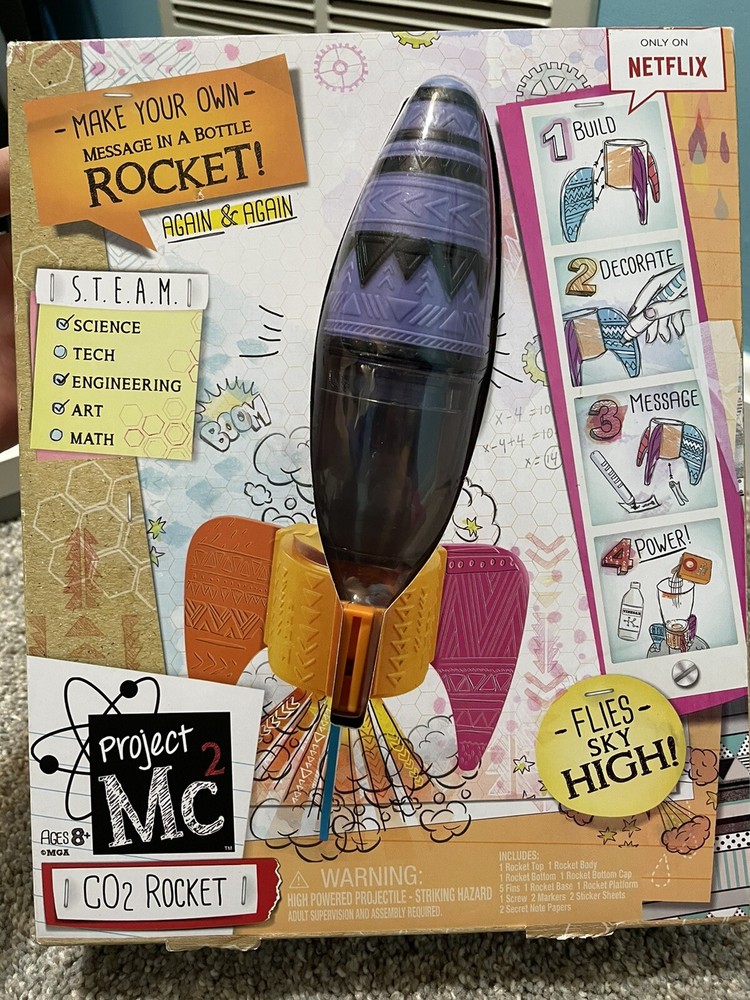 Build Your Own Rocket Kit. Project MC2. Use Again & Again. Educational.