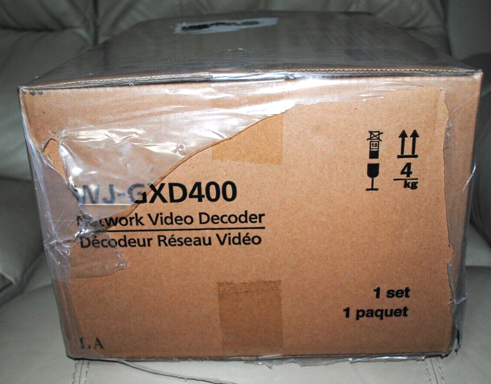 PANASONIC WJ-GXD 400 NETWORK VIDEO DECODER, FACTORY SEALED