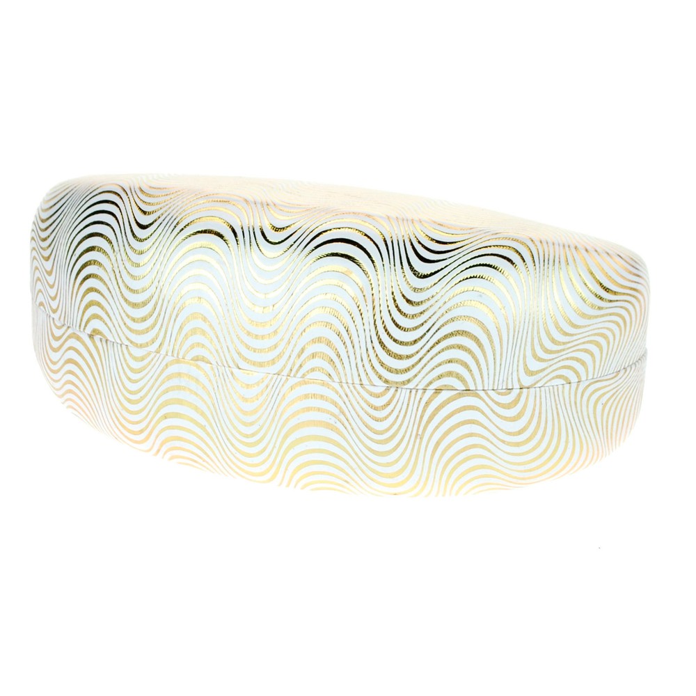 Sunglasses & Eyeglasses Protective Case Wavy Pattern Hardcase