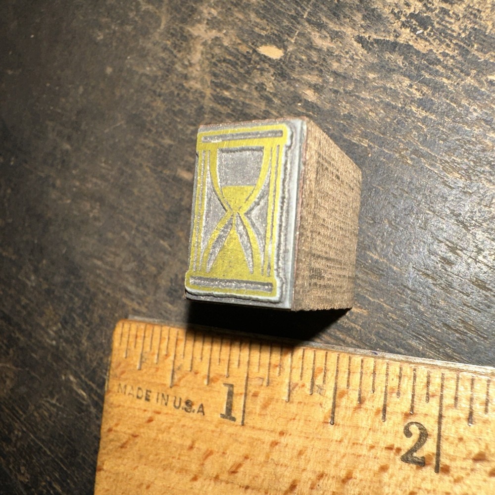 Printing Block “ Hour Glass “￼