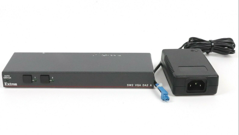 Extron SW2 VGA DA2 A/AF Switcher w/ Power Supply