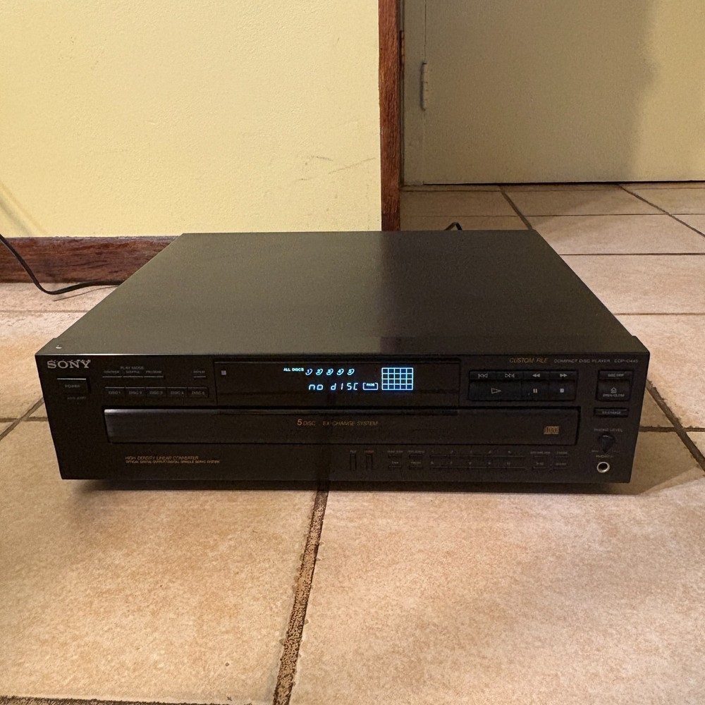 SONY CDP-C445 CD Player 5-Disc Changer