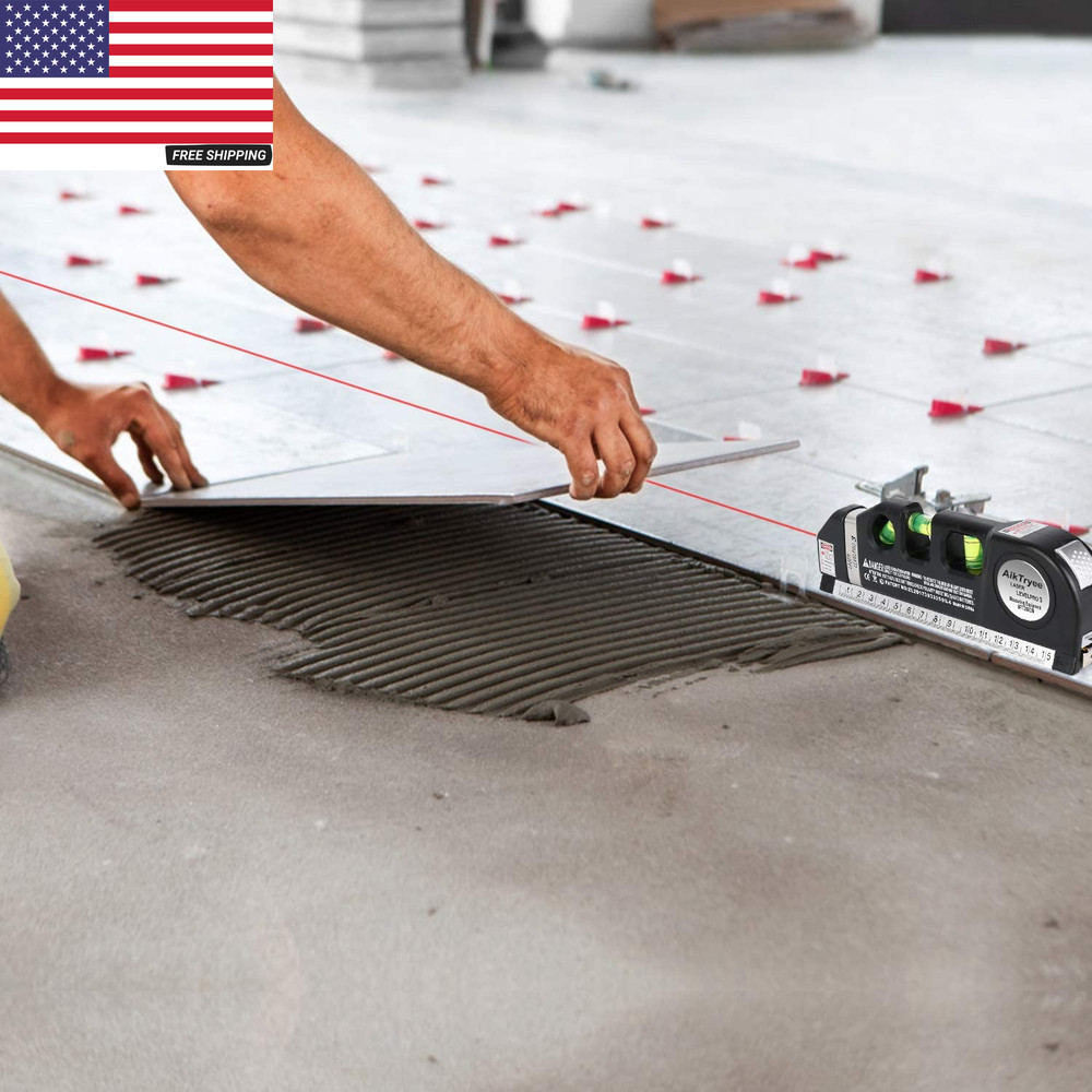 Level Tool Laser Level Leveler Tool Cross Line Vertical and Horizontal Line with