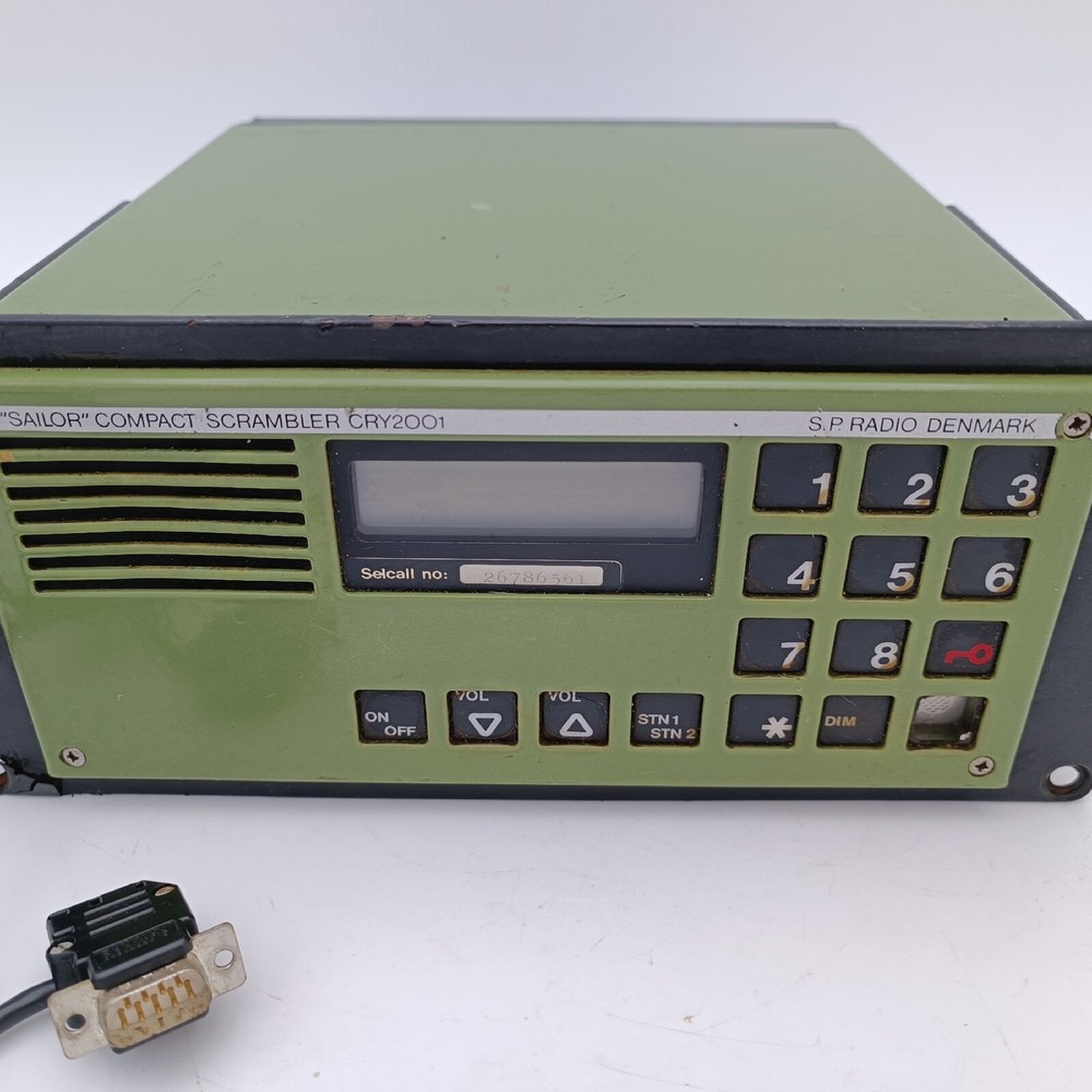 Sailor CRY2001 Synchronized Analog Compact HF Scrambler w/ Handset & Mount RT144