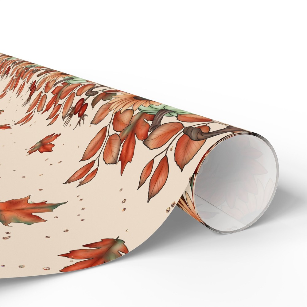 Autumn Fall Pumpkin Wrapping Papers