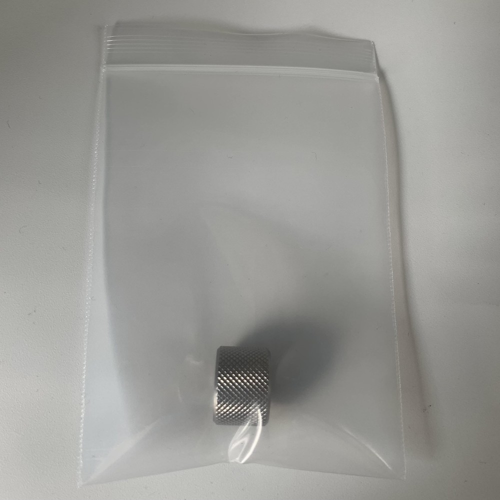1/2x28 Barrel Thread Protector Nuts 9mm Silver Hardware Fastener Equipment